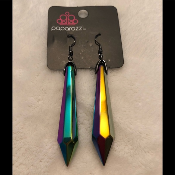 Paparazzi Sharp dressed Diva multi earrings